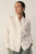 Bowery Blouse Ivory Stretch Silk