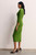 Waverley Sculpt Stretch Crepe Dress Spring Green