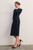Laviano Sculpt Stretch Crepe Dress Navy