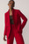 Almeida Crepe Jacket Deep Scarlet Red