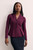 Sculpt Knit Corato Jacket Summer Plum