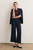 Clever Crepe Adelaide Cropped Trousers Navy