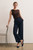 Clever Crepe Adelaide Cropped Trousers Navy