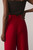 Lyon Crepe Palazzo Trousers Deep Scarlet Red
