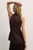 Carinella Linen Blend Top Chocolate