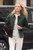Zenna Linen Blend Jacket Deep Green
