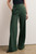 Sora Linen Blend Trousers Deep Green