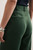 Sora Linen Blend Trousers Deep Green