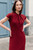 Clever Crepe Rossano Dress Sienna Red