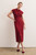Clever Crepe Rossano Dress Sienna Red