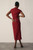 Clever Crepe Rossano Dress Sienna Red