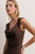 Amorosi Satin Gown Chocolate