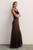 Amorosi Satin Gown Chocolate