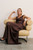 Amorosi Satin Gown Chocolate