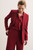 Clever Crepe Knighton Jacket Sienna Red