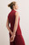 Clever Crepe Hartley Waistcoat Sienna Red