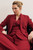 Clever Crepe Hartley Waistcoat Sienna Red