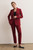Clever Crepe Tavira Slim-Leg Trousers Sienna Red