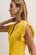 Paola Sculpt Stretch Crepe Dress Rose Yellow