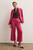 Knighton Stretch Linen Blend Jacket Fresh Fuchsia