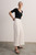 Lyon Cotton Cropped Palazzo Trousers Ivory