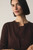 Tivra Cotton Cardigan Chocolate