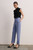 Clever Crepe Tavira Slim-Leg Trousers Pale Blue