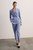 Clever Crepe Tavira Slim-Leg Trousers Pale Blue