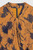 Carlton Dress Dark Mustard And Navy Ikat Floral Print Silk Georgette Carlton Dress Dark Mustard And Navy Ikat Floral Print Silk Georgette