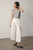 Lorne Metallic Knit Top Silver