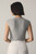 Lorne Metallic Knit Top Silver