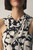 Cascia Silk Top Made With Liberty Fabric Ivory And Black
