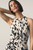 Palimi Silk Dress Made With Liberty Fabric Ivory And Black