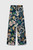 Arezzo Silk Trousers Made With Liberty Fabric Navy