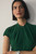 Rossano Crepe Dress Deep Green