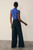 Bowery Sleeveless Blouse Cobalt Blue Stretch Silk