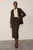Clever Wool Blend Oliena Skirt Chocolate