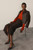 Clever Wool Blend Oliena Skirt Chocolate