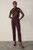 Ocana Satin Blouse Chocolate