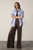Lucena Satin Trousers Chocolate