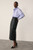 Oliena Leather Pencil Skirt Black
