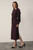 Asti Crepe Dress Deep Plum