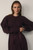 Asti Crepe Dress Deep Plum