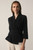 Clever Crepe Belleville Mid Sleeve Top Black