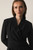 Clever Crepe Belleville Mid Sleeve Top Black