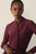 Bowery Stretch Silk Satin Blouse Plum