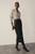 Camelia Wool Skirt Black And Ivory Manteco x Liberty Fabrics