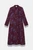 Ventello Wool Coat Plum And Blue Manteco x Liberty Fabrics