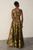Marsella Jacquard Gown Gold And Navy