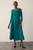 Palermo Wool Crepe Dress Kingfisher Blue